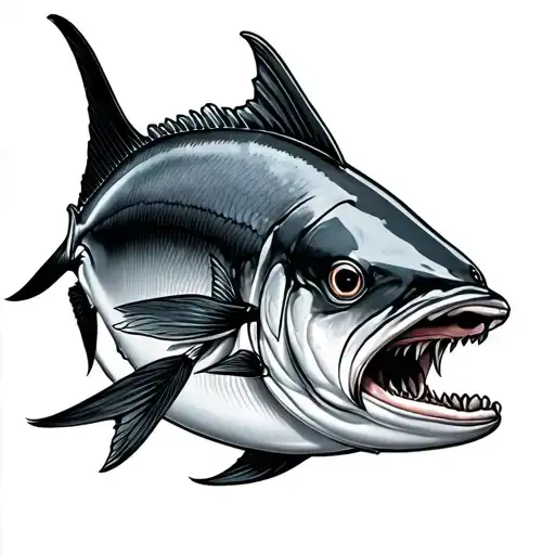 Tuna Bluefin Tuna tattoo design idea
