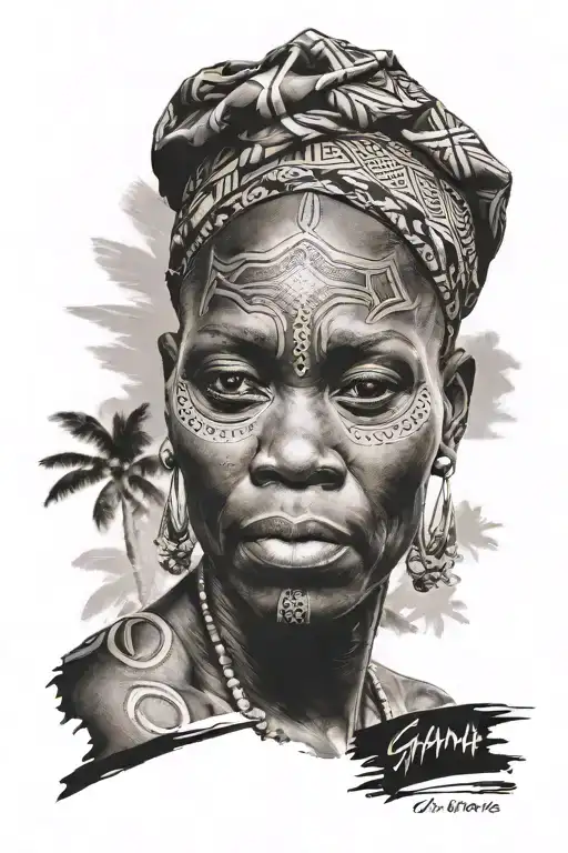 ghana tattoo design idea