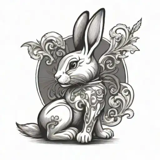 a playboy bunny tattoo design idea