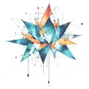 constellations and interstellar  tattoo design idea