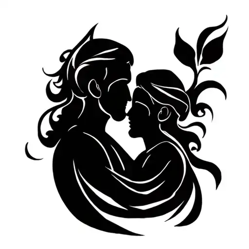 Father And Son Symbol tattoo design idea