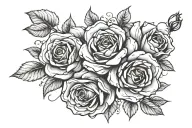 roses tattoo design idea