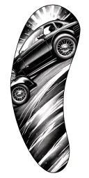 Car tattoo design idea