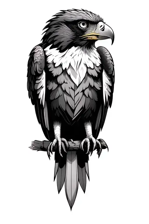 philippine eagle tattoo design idea