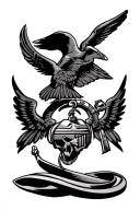 Semper fi tattoo design idea