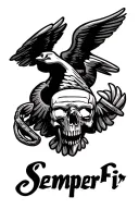 Semper fi tattoo design idea