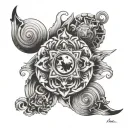 mind over matter  tattoo design idea