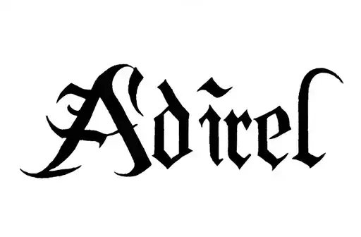 "Adriel 31072023" tattoo design idea