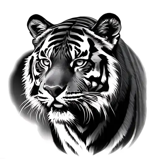 Bengal Tiger tattoo design idea