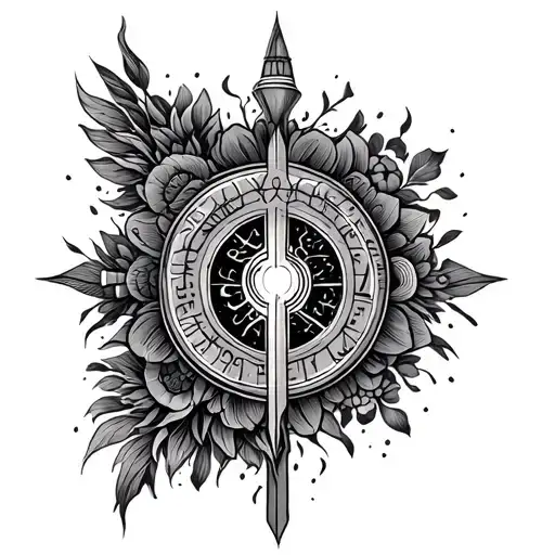 I want a tattoo that has symbols of: ambition, vision, never ending desire to learn, knowledge and pursuit of greatness, tattoo design idea