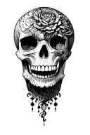 skull tattoo design idea