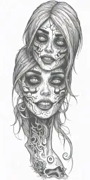 Sally Face tattoo design idea