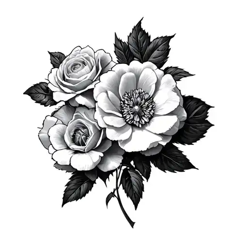 Stone Roses tattoo design idea