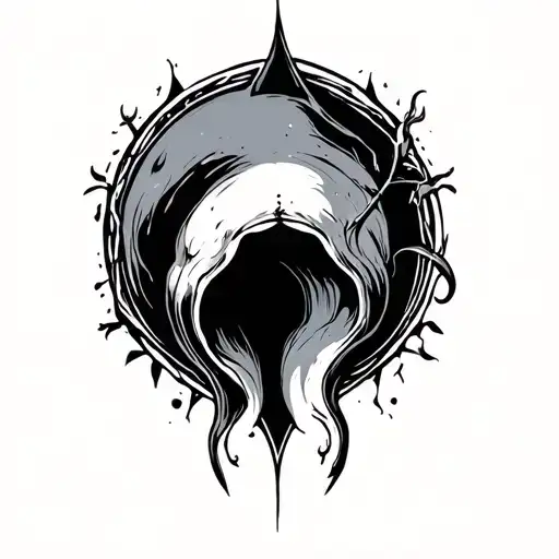 Butthole tattoo design idea