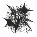 chaos misunderstood tattoo design idea