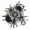 chaos misunderstood tattoo design idea