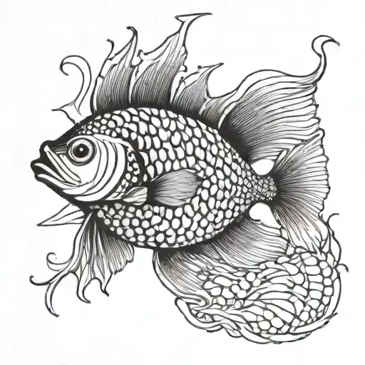 Alexis musk fish tattoo design idea