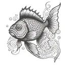 Alexis musk fish tattoo design idea
