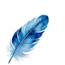 eagle feather tattoo design idea