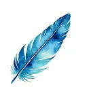 eagle feather tattoo design idea