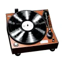 Record Player tattoo design idea