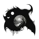 Valley of the shadow of death tattoo design idea