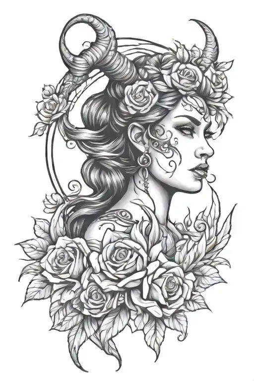 Adrianna, Capricorn, mom, wife, love, trauma, overcome tattoo design idea