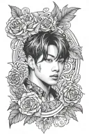 bts jungkook tae tattoo design idea