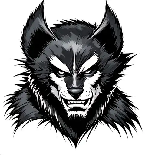Wolverine Animal tattoo design idea