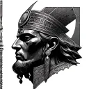 osiris god of underworld tattoo design idea