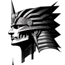 osiris god of underworld tattoo design idea