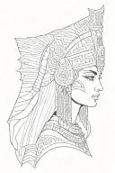 cleopatra tattoo design idea