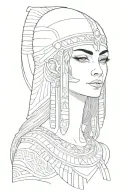 cleopatra tattoo design idea