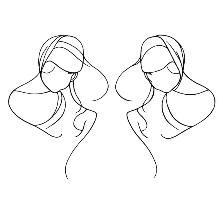 matching sister tattoos tattoo design idea