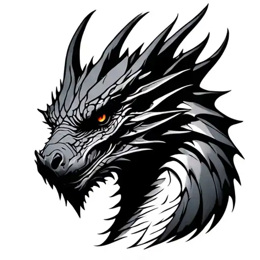 draco tattoo design idea