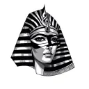 Cleopatra Eye tattoo design idea