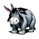 Eeyore tattoo design idea