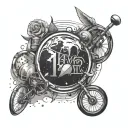 11:11, motivation, universe, sports, strength, live forever tattoo design idea