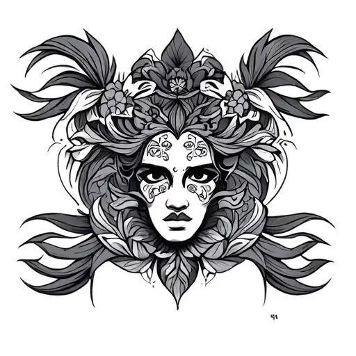 Persian tattoo design idea