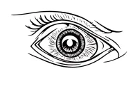 evil eye symbol tattoo design idea