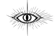 evil eye symbol tattoo design idea