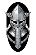 templar knight tattoo design idea