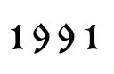 "1991" tattoo design idea