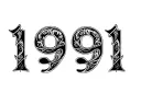"1991" tattoo design idea