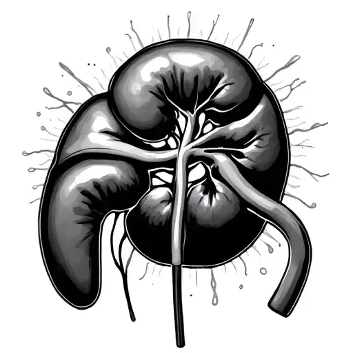 Kidney Transplant tattoo design idea