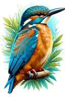 Kingfisher tattoo design idea