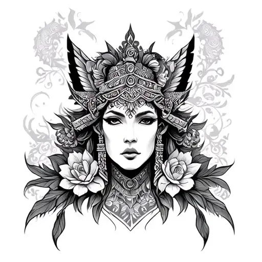 Eastern tattoo design idea