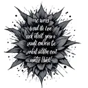 mark 9 verse 23 tattoo design idea