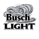 busch light logo tattoo design idea