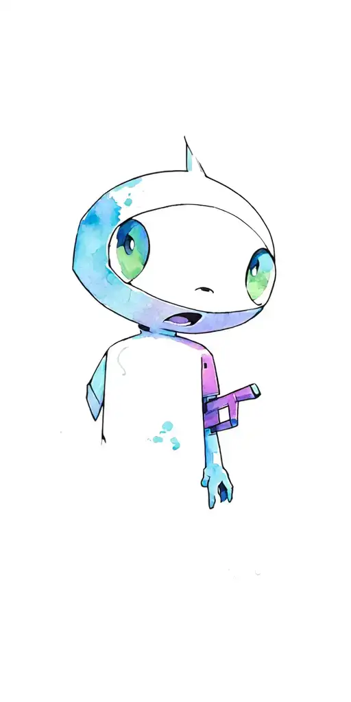 Gi Invader Zim tattoo design idea